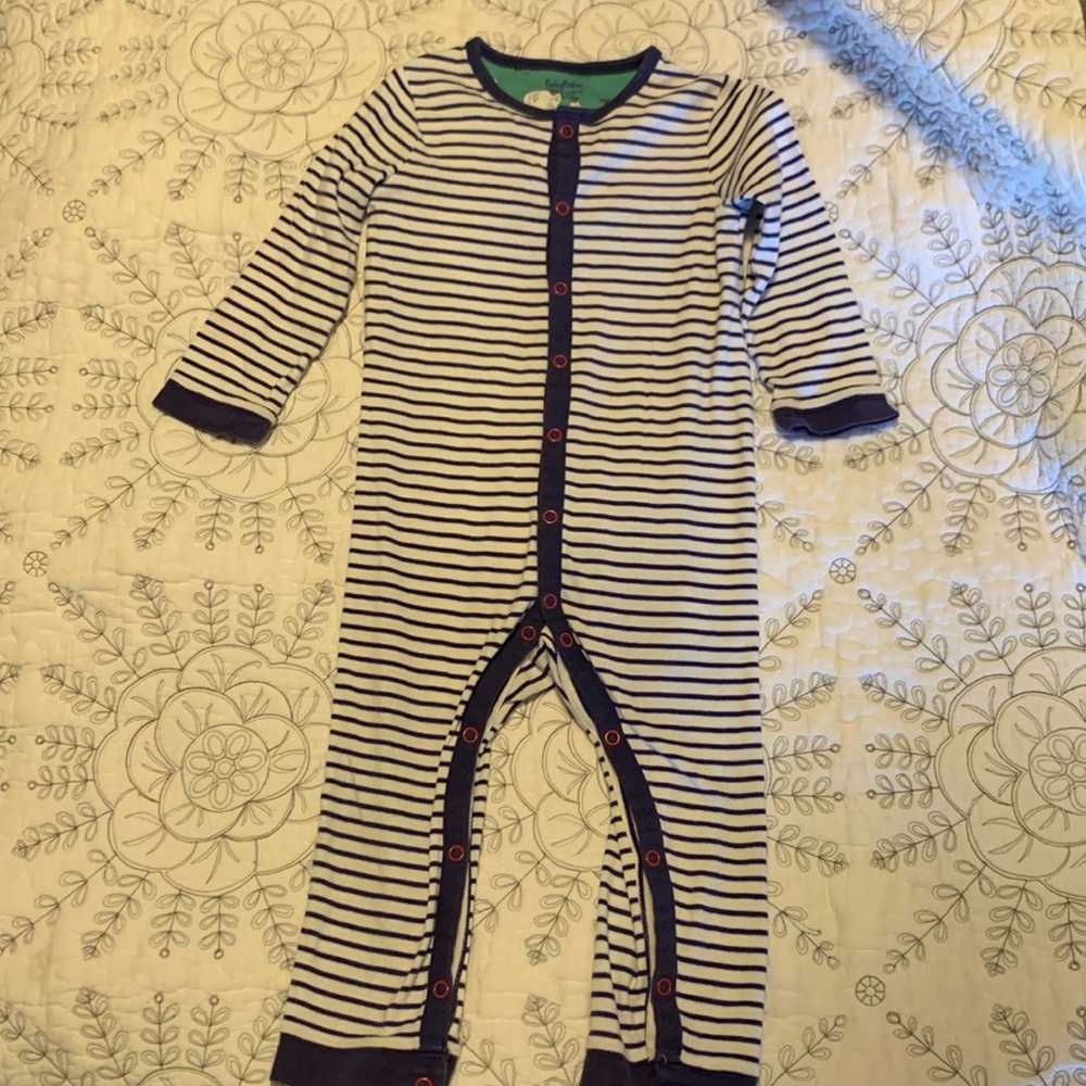 Mini Boden striped onesie